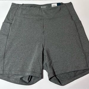 Tek Gear Women's Gray Athletic Bike/Running Shorts, XXL, NWT